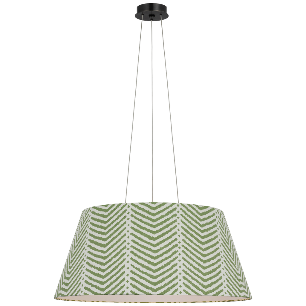 Caufield 29" Hanging Shade | Bronze | Schumacher Verde La Jolla Shade