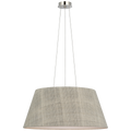 Caufield 29" Hanging Shade | Polished Nickel | Schumacher Natural Mohave Shade