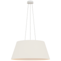 Caufield 29" Hanging Shade | Matte White | Linen Shade