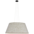 Caufield 39" Hanging Shade | Bronze | Schumacher Taupe Abstract Leaf Shade
