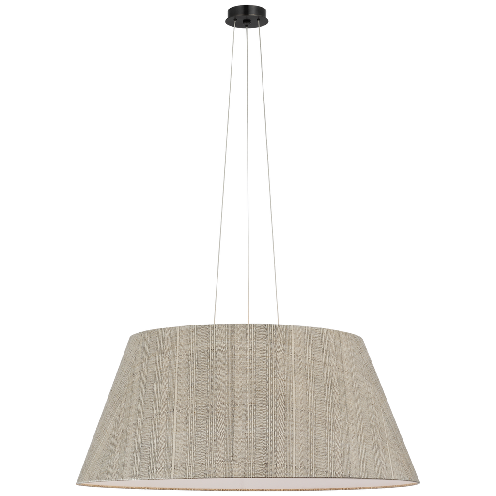 Caufield 39" Hanging Shade | Bronze | Schumacher Natural Mohave Shade