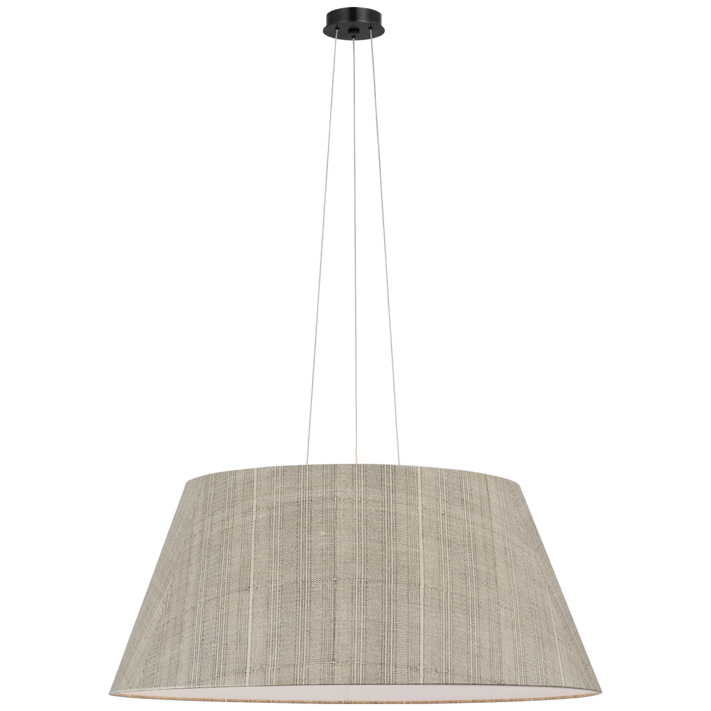 Caufield 39" Hanging Shade | Bronze | Schumacher Natural Mohave Shade