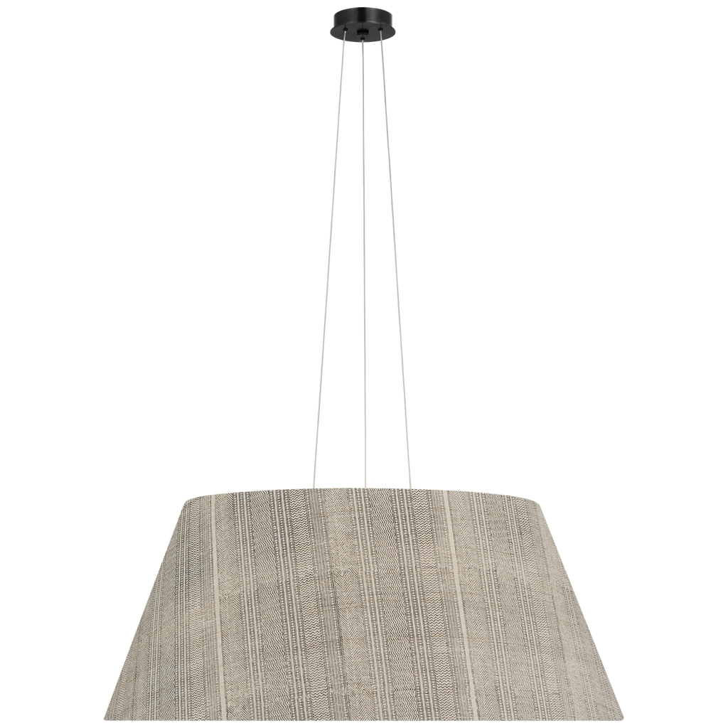 Caufield 39" Hanging Shade | Bronze | Schumacher Natural Mohave Shade