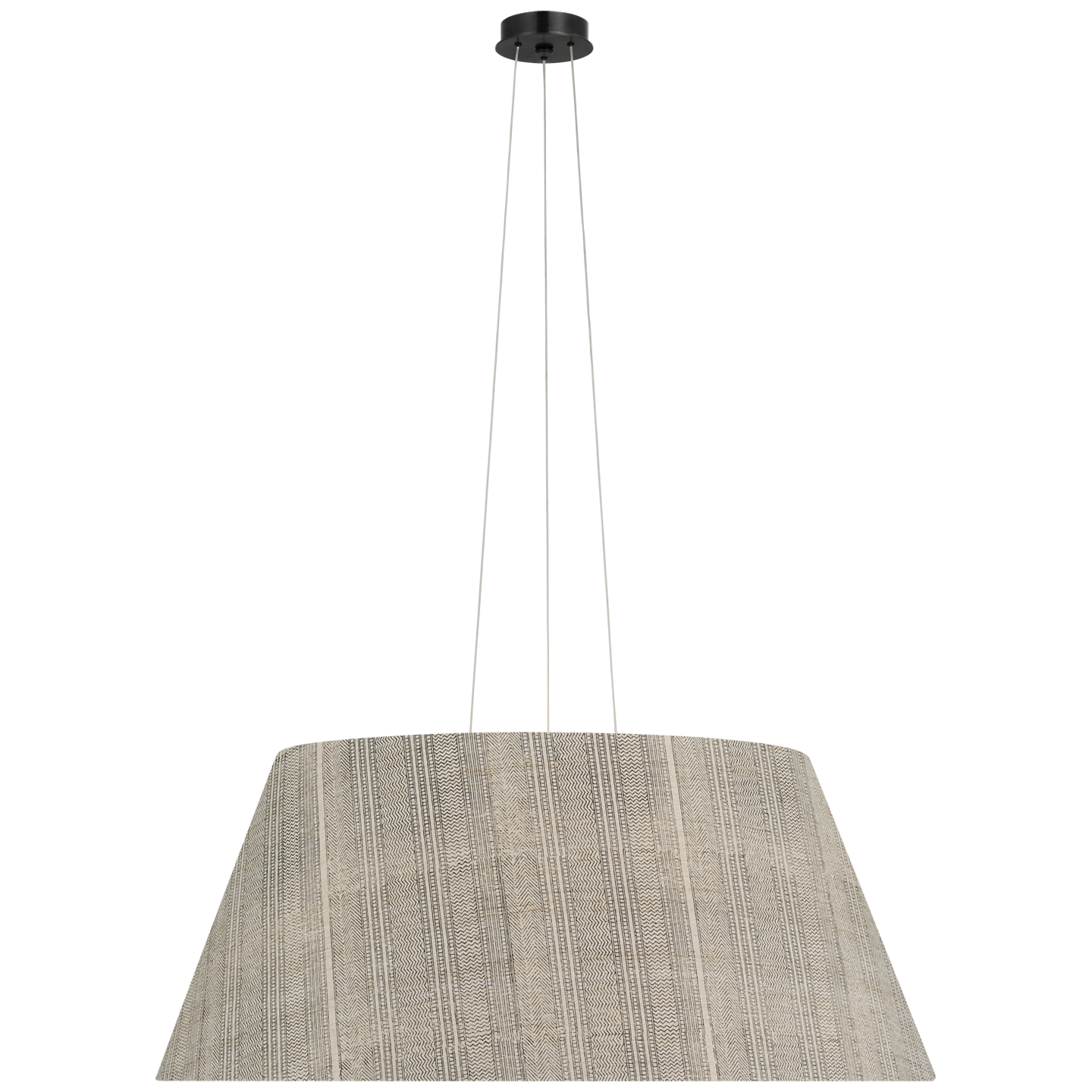 Caufield 39" Hanging Shade | Bronze | Schumacher Natural Mohave Shade
