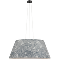 Caufield 39" Hanging Shade | Bronze | Schumacher Blue Freeform Shade