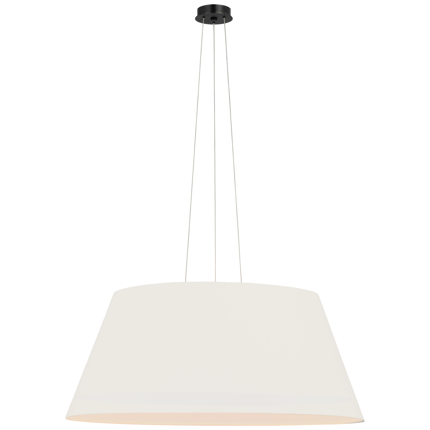 Caufield 39" Hanging Shade | Bronze | Linen Shade