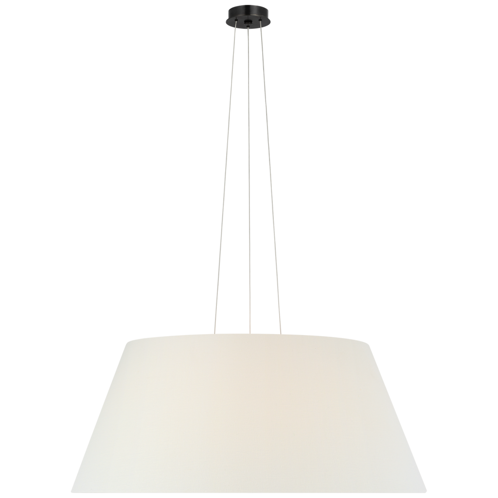 Caufield 39" Hanging Shade | Bronze | Linen Shade