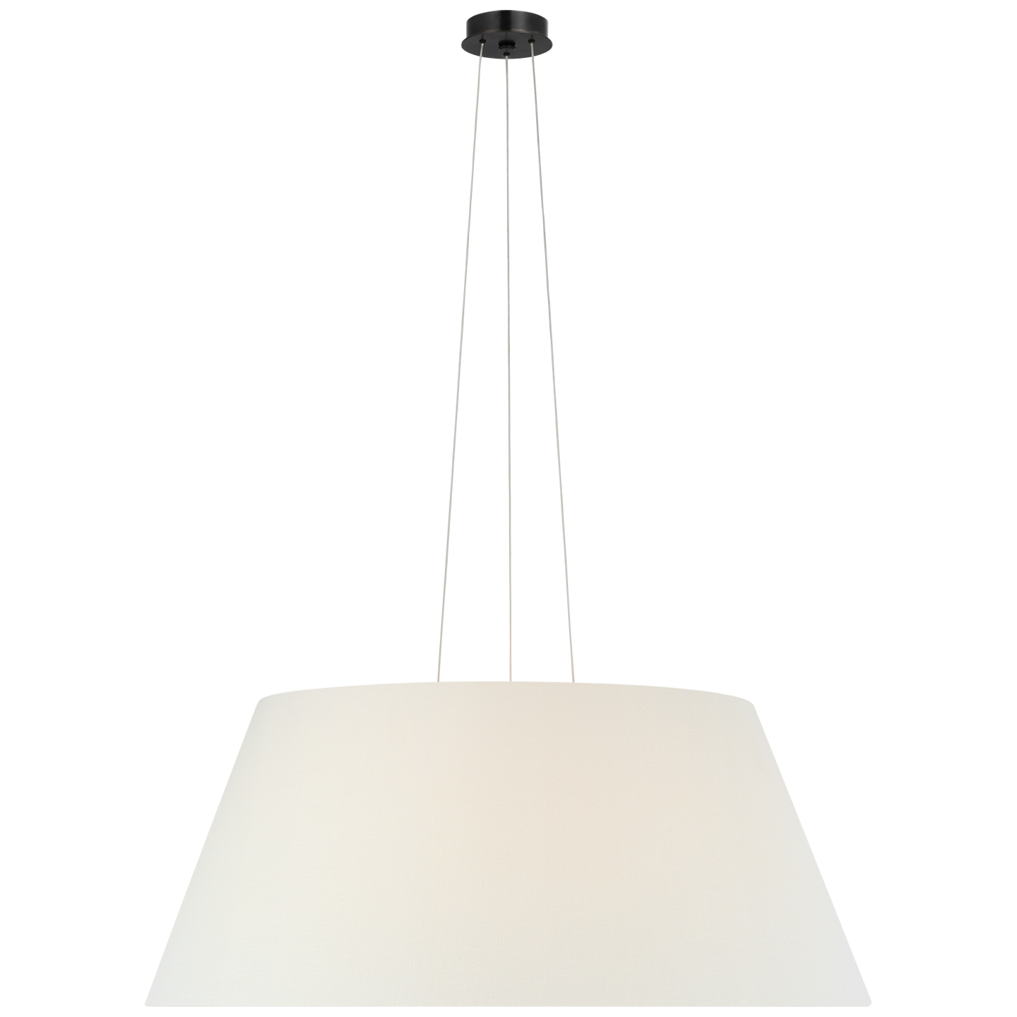 Caufield 39" Hanging Shade | Bronze | Linen Shade