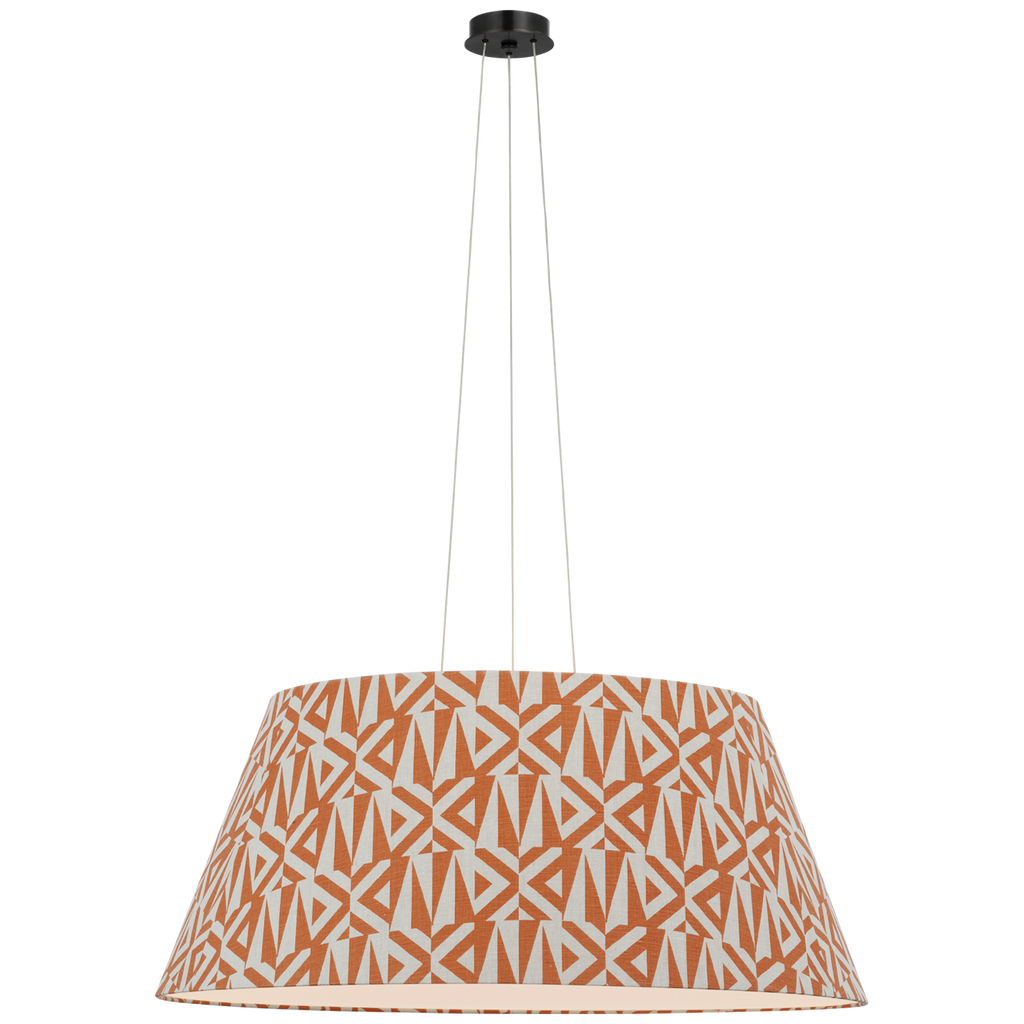 Caufield 39" Hanging Shade | Bronze | Schumacher Brick Amero Shade