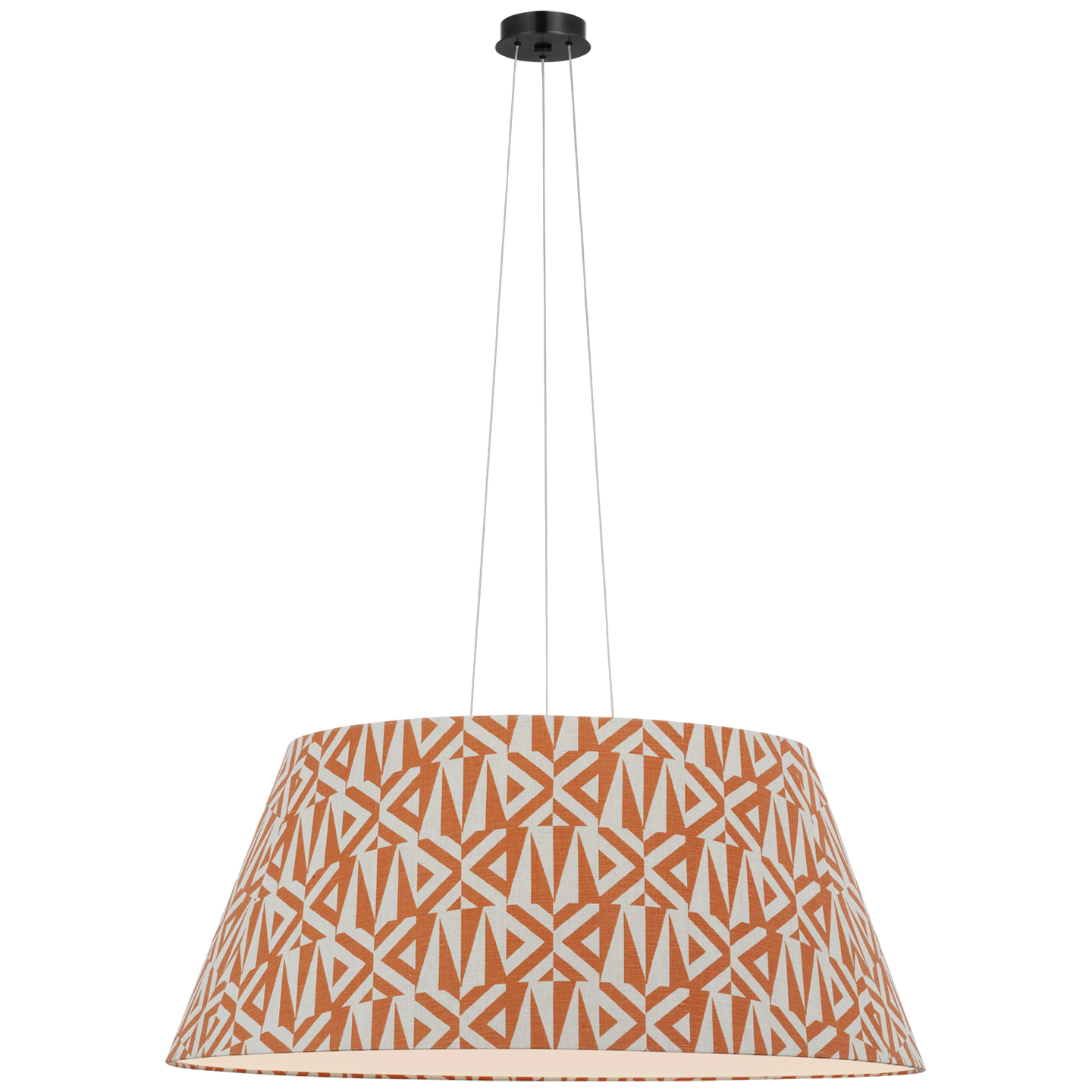 Caufield 39" Hanging Shade | Bronze | Schumacher Brick Amero Shade