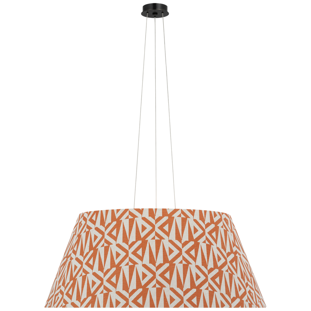 Caufield 39" Hanging Shade | Bronze | Schumacher Brick Amero Shade