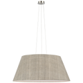 Caufield 39" Hanging Shade | Polished Nickel | Schumacher Natural Mohave Shade