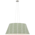 Caufield 39" Hanging Shade | Polished Nickel | Schumacher Verde La Jolla Shade