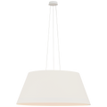 Caufield 39" Hanging Shade | Matte White | Linen Shade