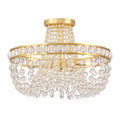 Seville 16.5'' Aged Brass Semi Flush Mount