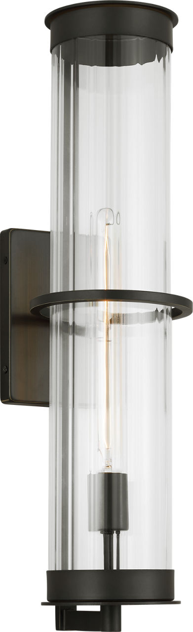 Alcona Extra Large One Light Outdoor Wall Lantern Antique Bronze