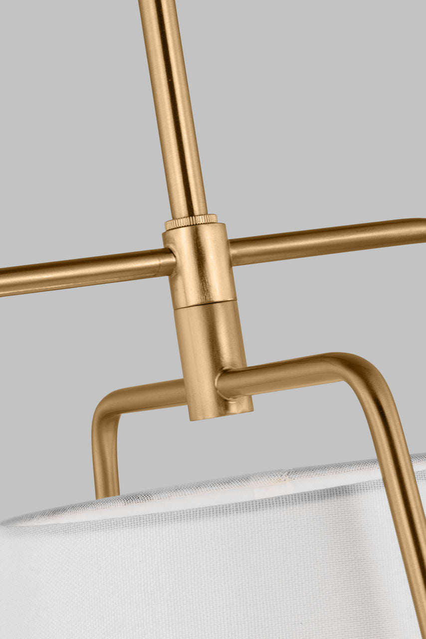 Allis One Light Pendant Satin Brass Bulbs Inc