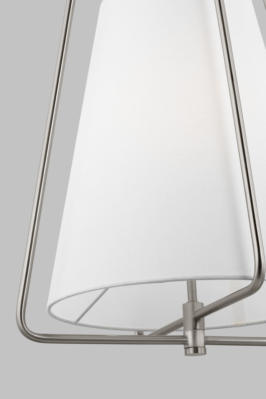 Allis One Light Pendant Brushed Nickel