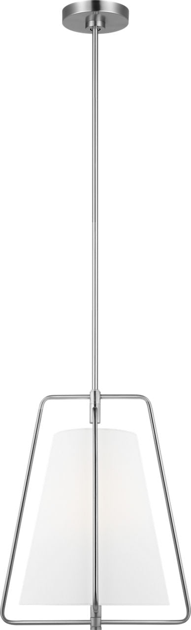 Allis One Light Pendant Brushed Nickel