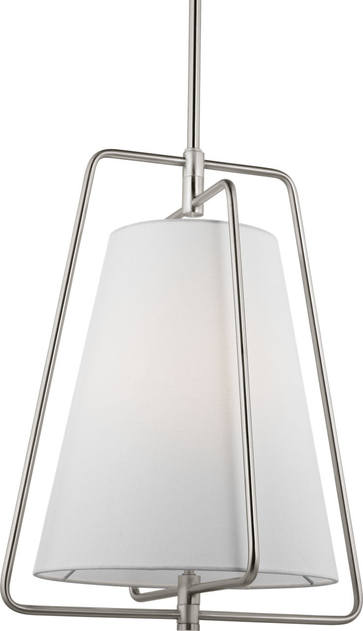 Allis One Light Pendant Brushed Nickel