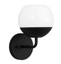 Alvin One Light Wall / Bath Sconce Midnight Black