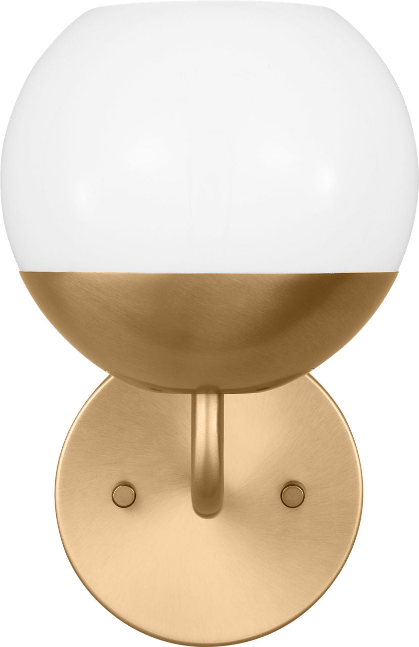 Alvin One Light Wall / Bath Sconce Satin Brass
