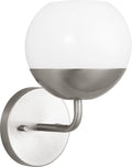 Alvin One Light Wall / Bath Sconce Brushed Nickel Bulbs Inc