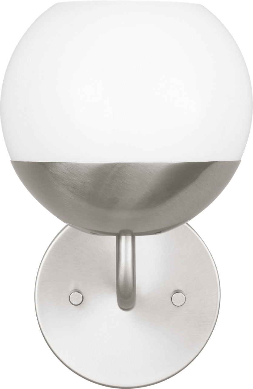 Alvin One Light Wall / Bath Sconce Brushed Nickel