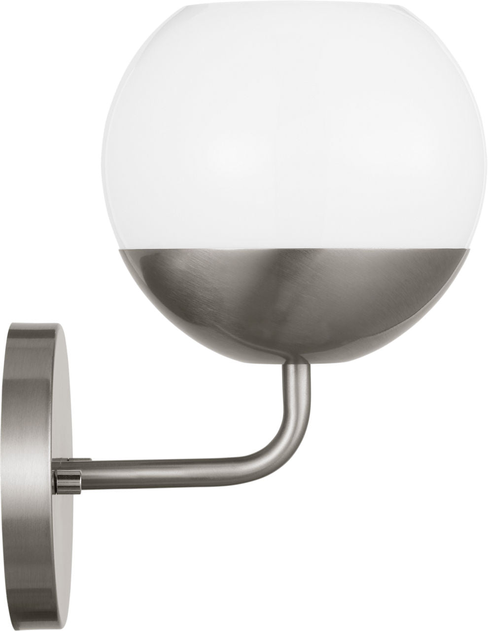 Alvin One Light Wall / Bath Sconce Brushed Nickel Bulbs Inc