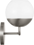 Alvin Two Light Wall / Bath Brushed Nickel Bulbs Inc