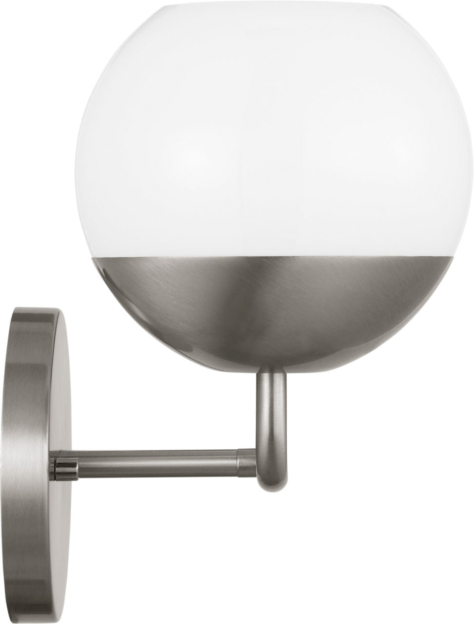 Alvin Two Light Wall / Bath Brushed Nickel Bulbs Inc