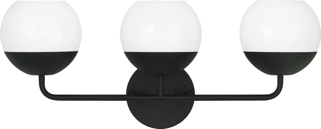 Alvin Three Light Wall / Bath Midnight Black