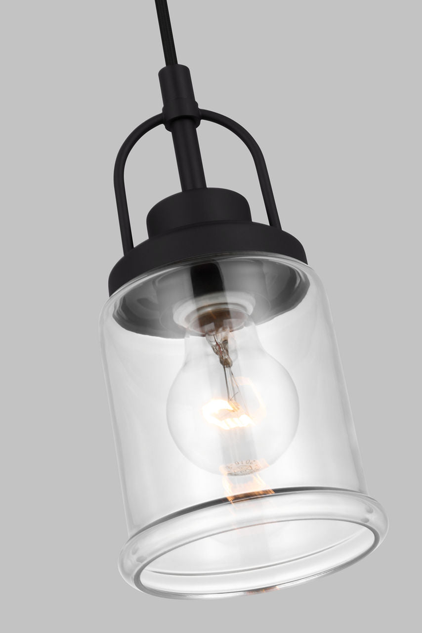 Anders One Light Mini-Pendant Midnight Black