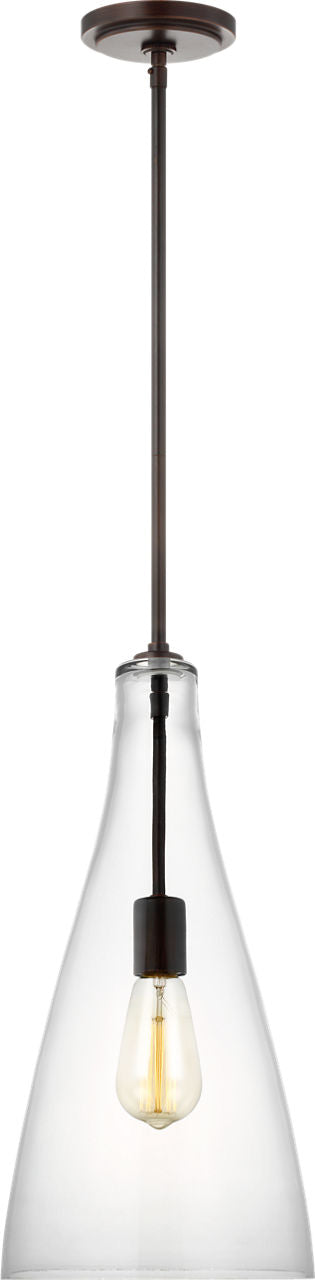 Arilda One Light Pendant | Bronze Bulbs Included