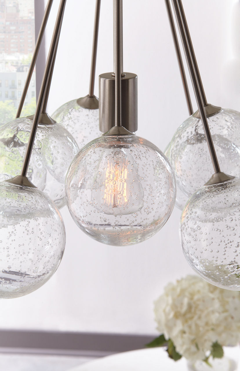 Bronzeville One Light Pendant | Satin Brass