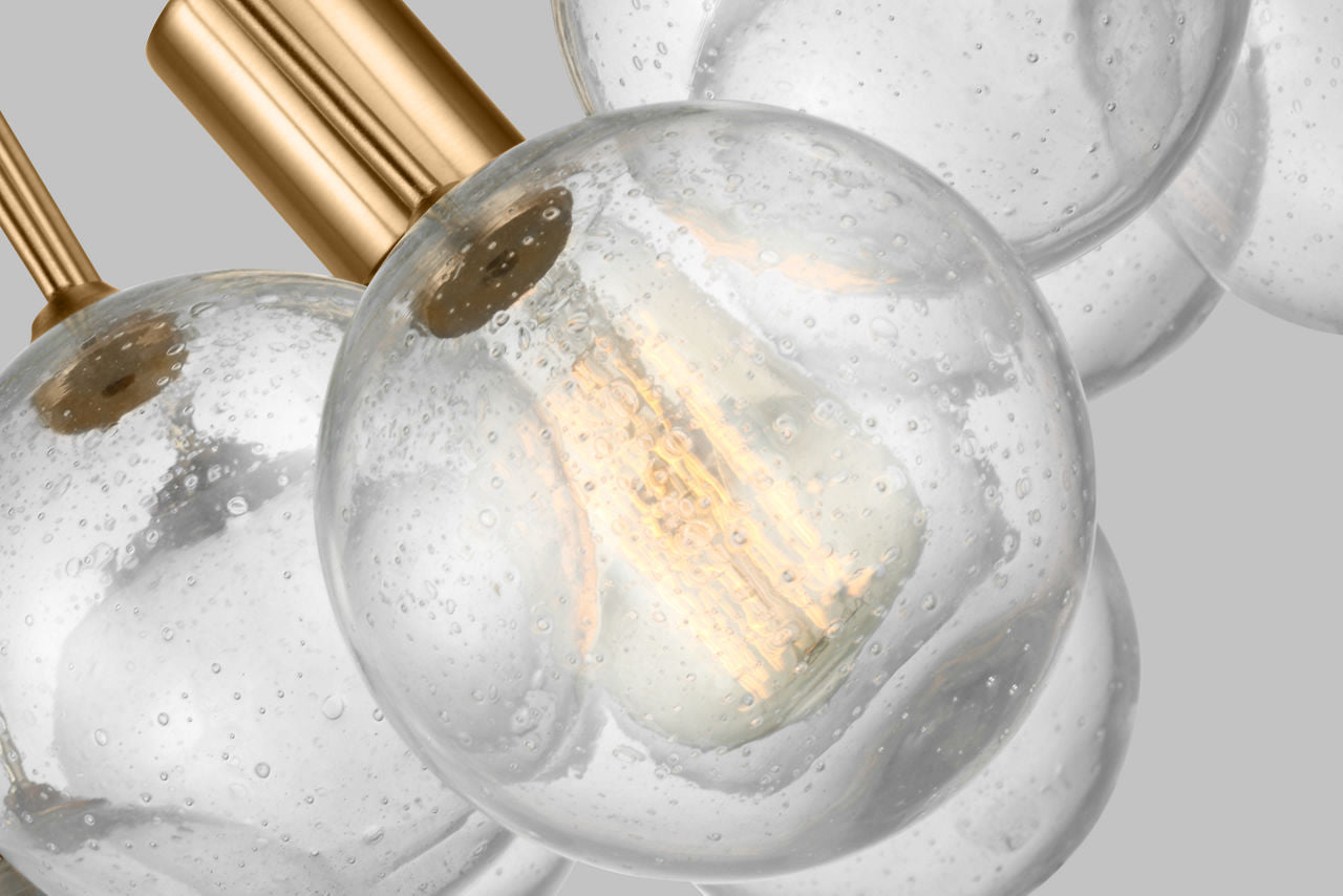 Bronzeville One Light Pendant | Satin Brass
