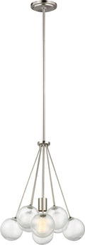 Bronzeville One Light Pendant | Brushed Nickel