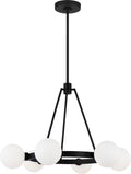 Clybourn Six Light Chandelier Midnight Black