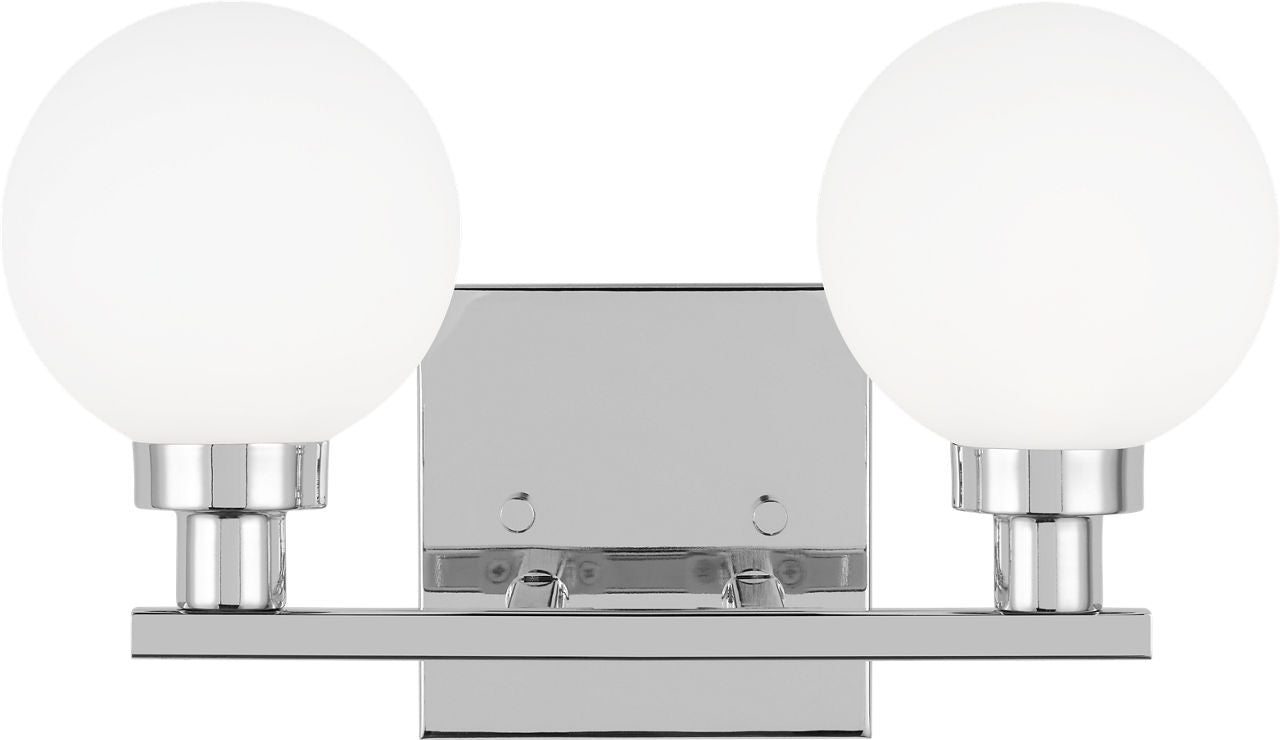 Clybourn Two Light Wall / Bath Chrome