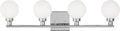 Clybourn Four Light Wall / Bath Chrome