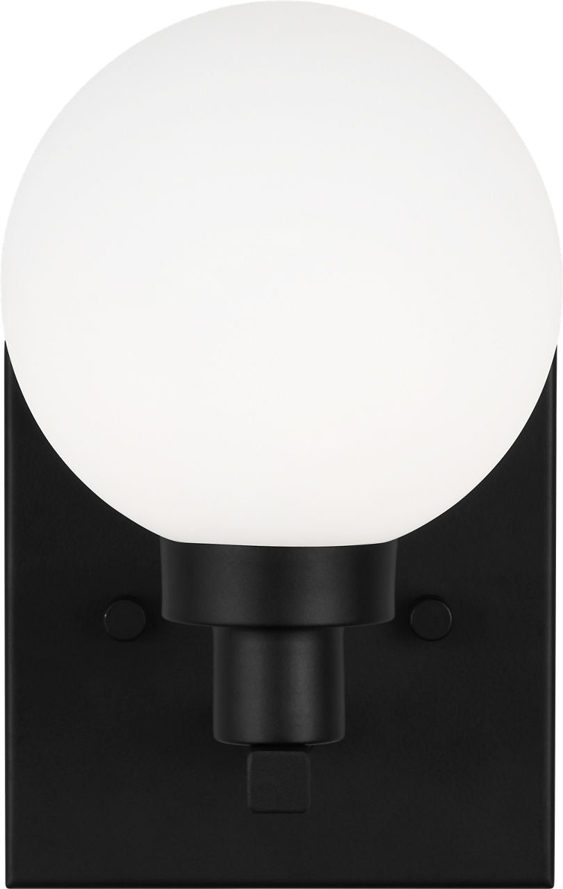 Clybourn One Light Wall / Bath Sconce Midnight Black