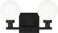 Clybourn Two Light Wall / Bath Midnight Black
