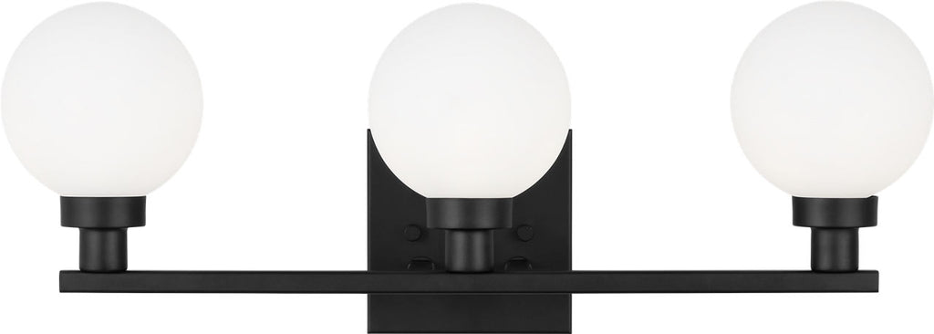 Clybourn Three Light Wall / Bath Midnight Black