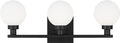Clybourn Three Light Wall / Bath Midnight Black