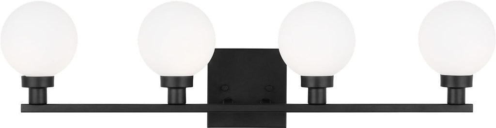 Clybourn Four Light Wall / Bath Midnight Black