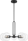 Codyn Five Light Medium Chandelier Midnight Black