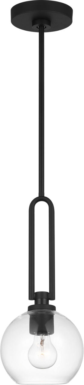 Codyn One Light Mini-Pendant Midnight Black Bulbs Included