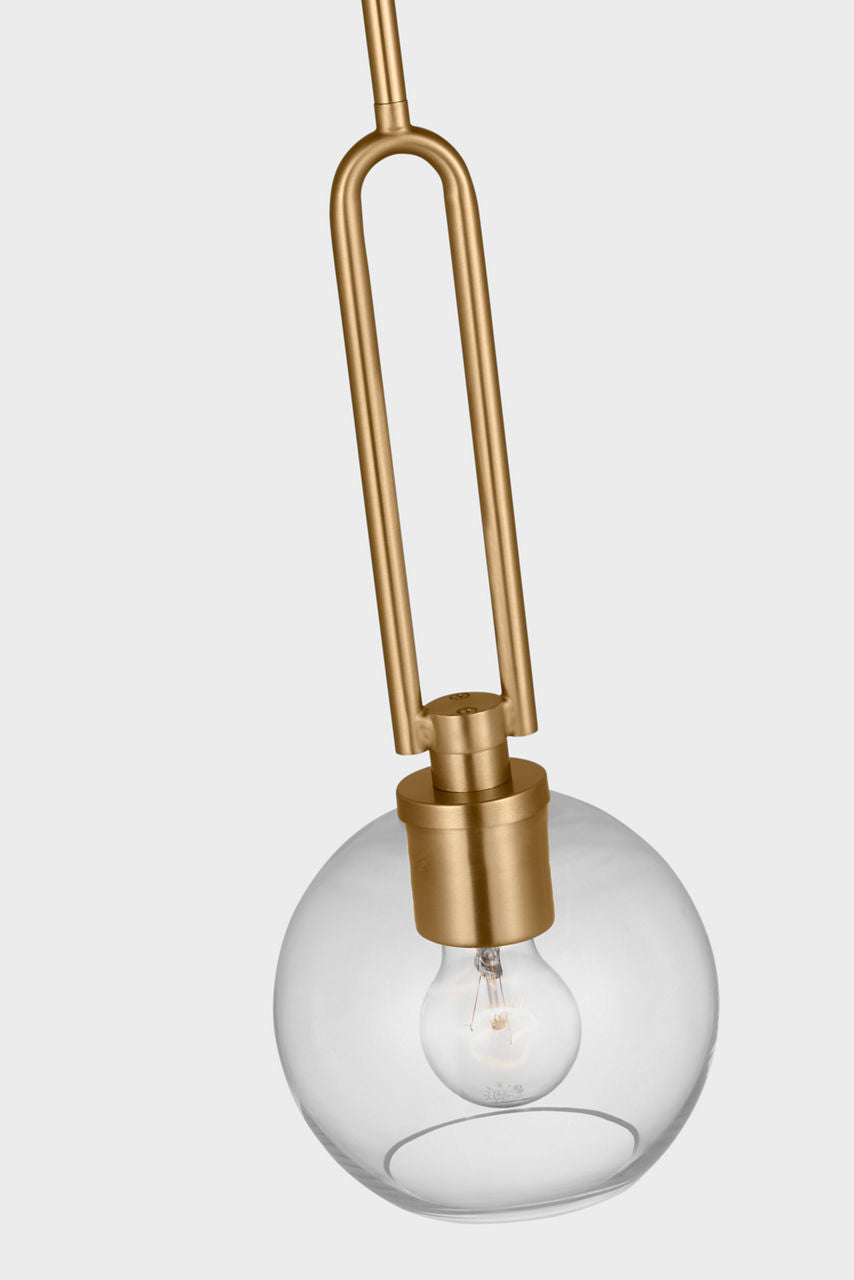 Codyn One Light Mini Pendant Satin Brass