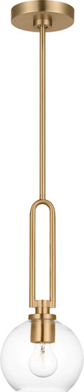Codyn One Light Mini Pendant Satin Brass