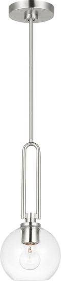 Codyn One Light Mini-Pendant Brushed Nickel Bulbs Inc